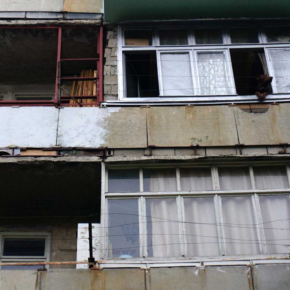 heruntergekommene Gebäude in Chisinau