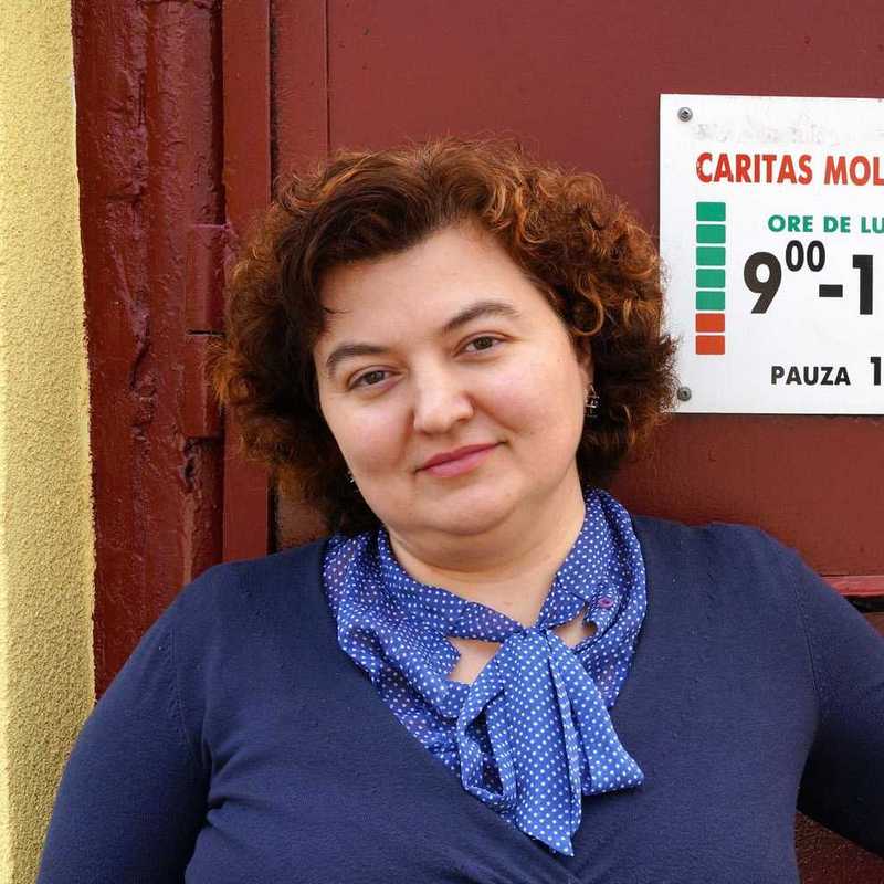 Otilia Sirbu, Direktorin der Caritas Moldawien