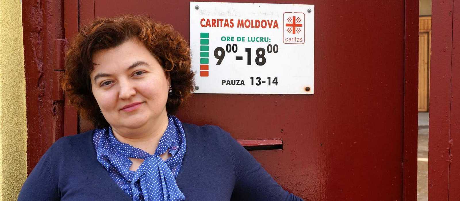 Otilia Sirbu, Direktorin der Caritas Moldawien